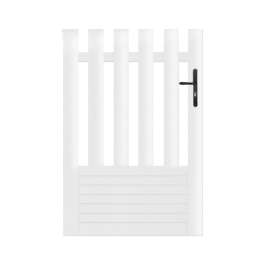 Portillon PVC standard ALENÇON blanc DROIT 1000x1450 mm (poignée à droite)