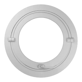 Oeil de boeuf rond basculant PVC ø tableau 1200 mm (fermé)