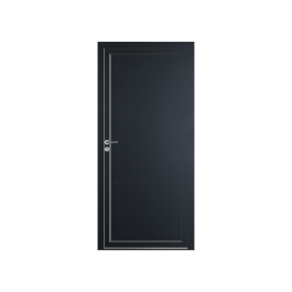 Porte d’entrée PVC couleur design 102-6 anthracite