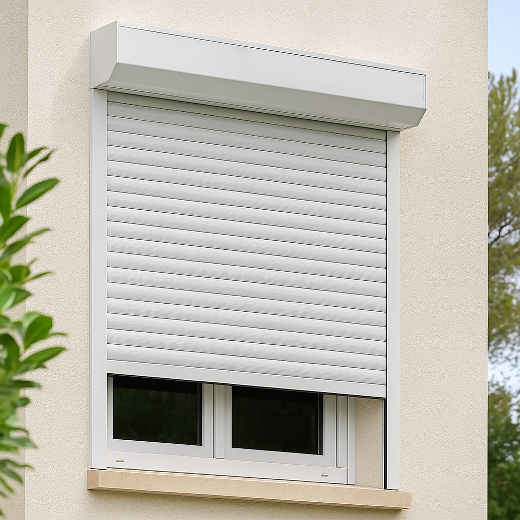 Volet Roulant Rénovation PVC motorisé filaire SOMFY