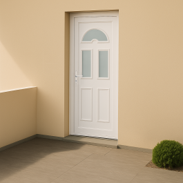 Porte d’entrée en PVC Eva 14 vitrée