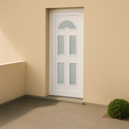 Porte d’entrée en PVC Eva 15 vitrée
