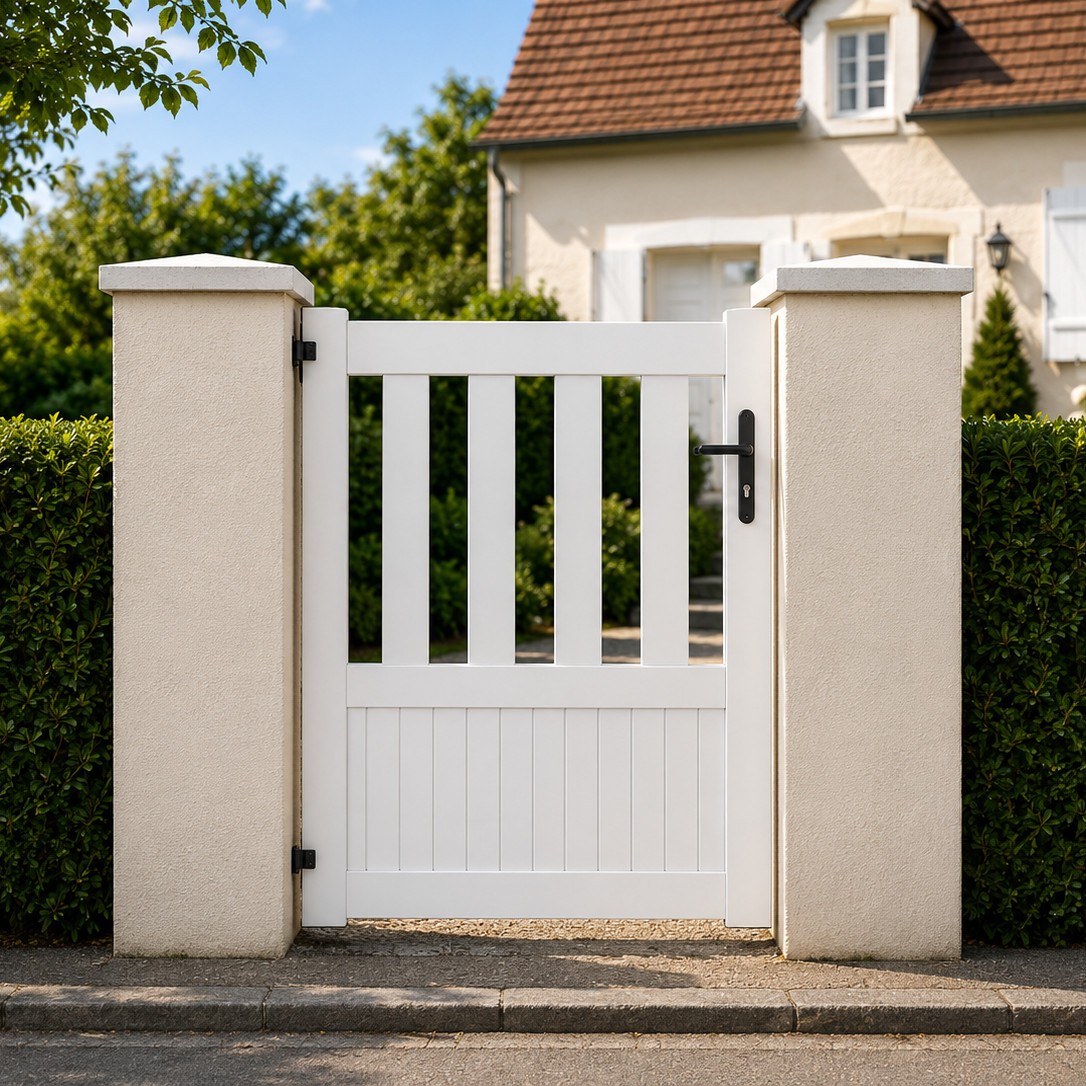 Portillon PVC standard ETRETAT blanc 1000x1250 mm