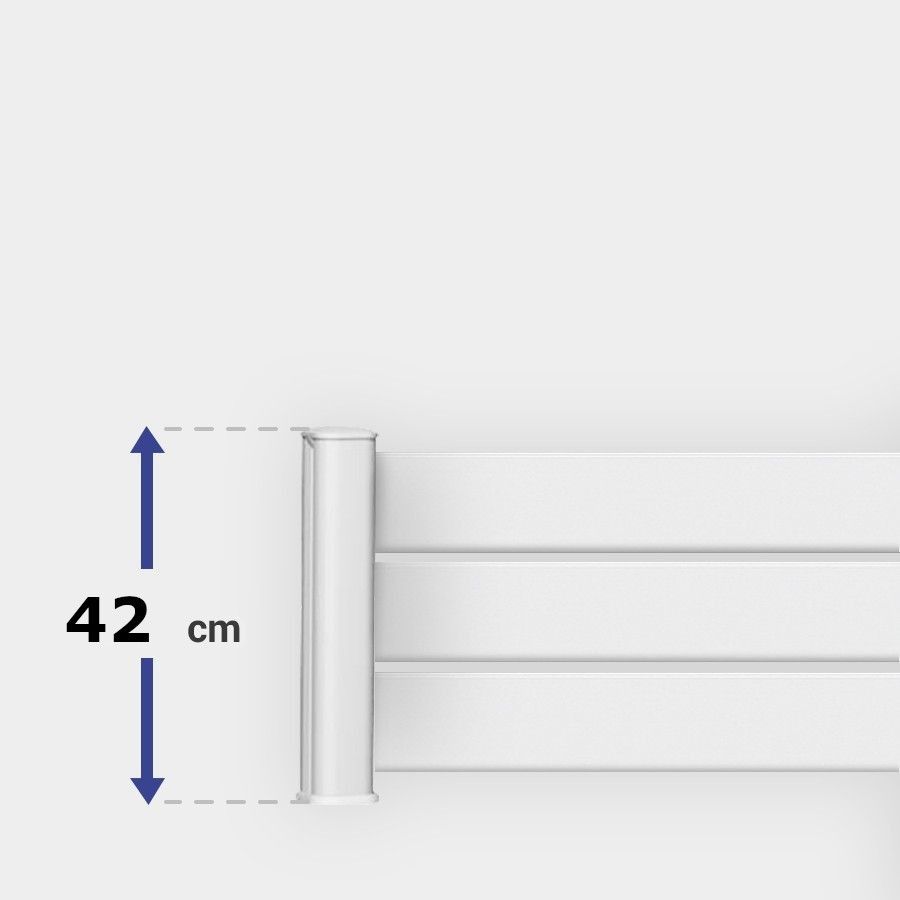 Module de clôture horizontale ajourée de H 42