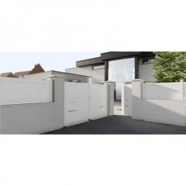 Portail battant PVC standard BRIANÇON blanc