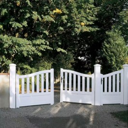 Portillon PVC standard BREST blanc GALBÉ 1000x1460 mm