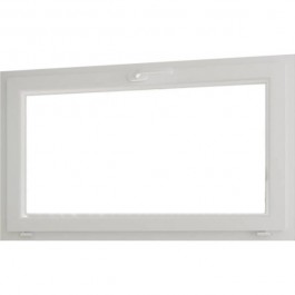 Fenêtre PVC abattant H 45 x L 100 cm avec poignée