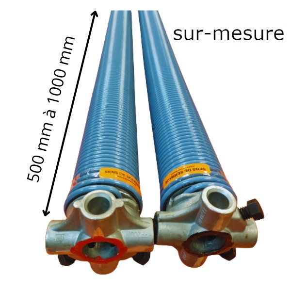 Ressort de torsion sur-mesure pour porte de garage, diamètre intérieur 51mm, la paire