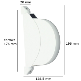 Enrouleur à sangle 14mm Blanc (sans sangle)