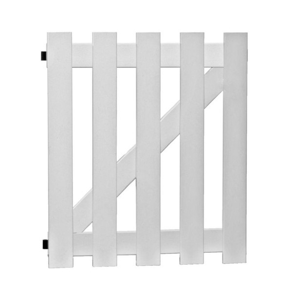 Portillon PVC standard SOULAC blanc 1000x1150 mm