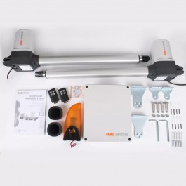 Kit motorisation pour Portail battant électrique PVC blanc LYON