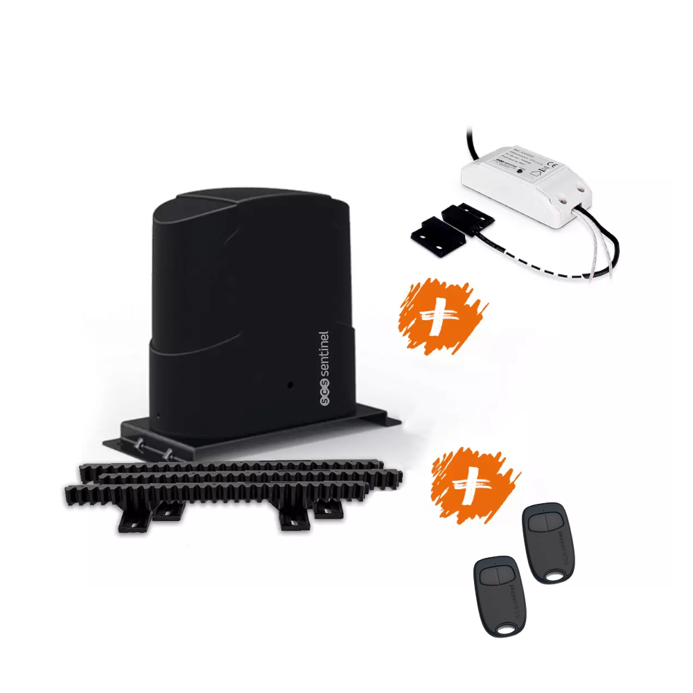 Motorisation pour portail coulissant SimplyOpen 3 Connect et WifiGate - SENTINEL