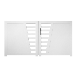 Portail battant PVC sur-mesure Cambrai