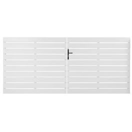Portail battant PVC sur-mesure Lyon