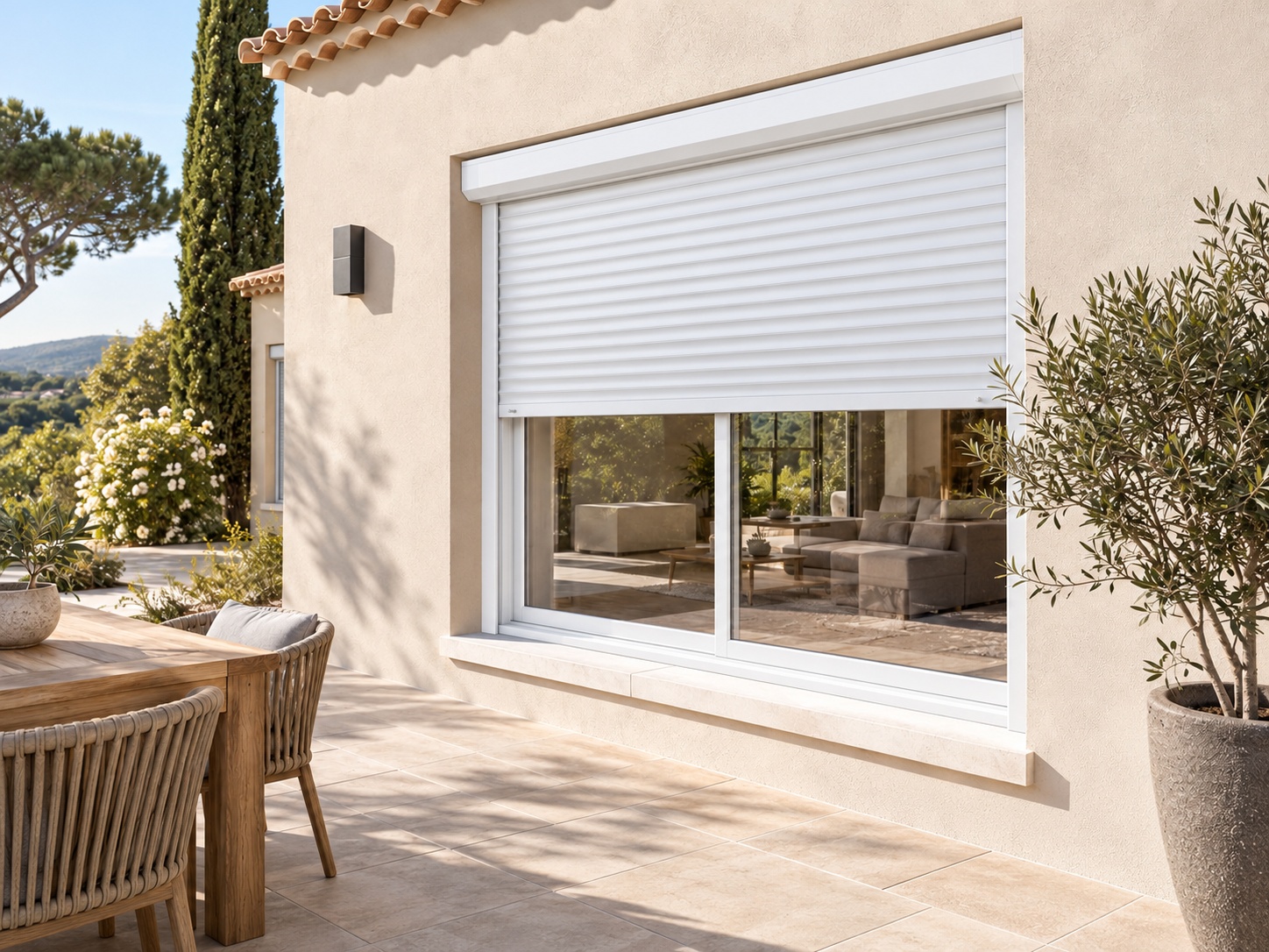 Installation volet roulant rénovation PVC