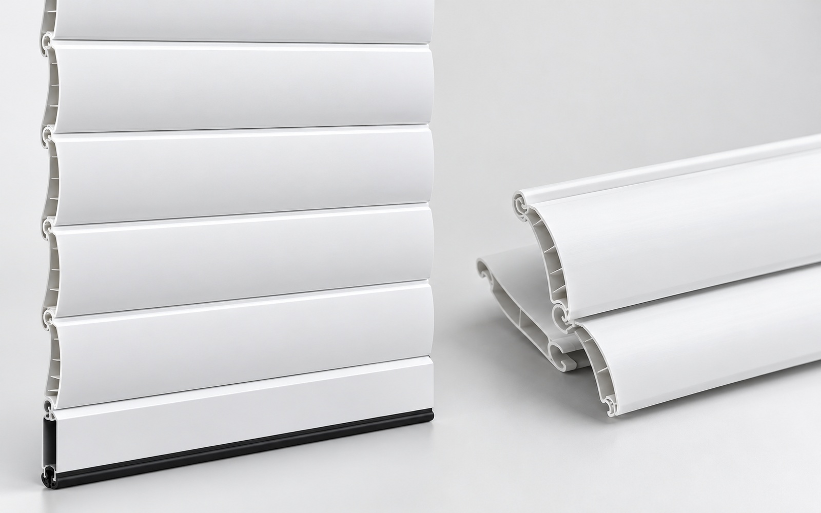 Composition des lames PVC du volet roulant