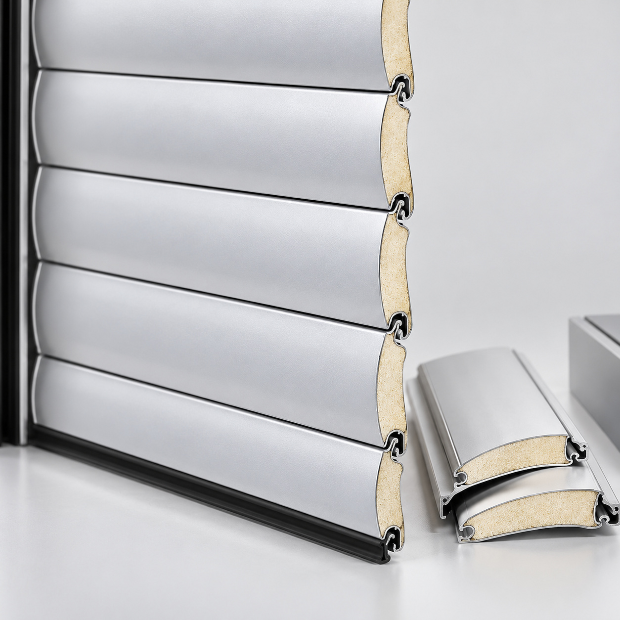 Composition des lames aluminium du volet roulant traditionnel